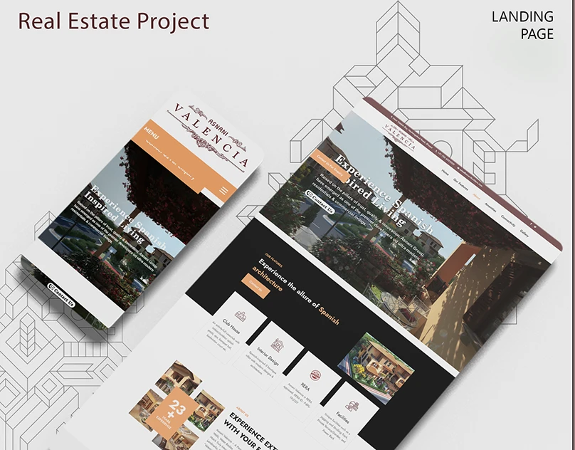 Financial services company website development