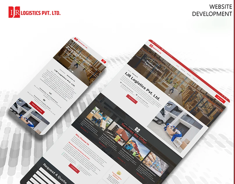 Interior design studio portfolio website